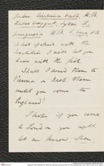 Nachlass Franz Steindachner, Brief und Abschrift vonFrancis Day an Franz Steindachner (15.07.1877), Inv.Nr. 97.02, Seite 2